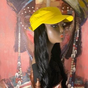 Canary Yellow Hat with Deep wave 30”1B fit’s All Size’s